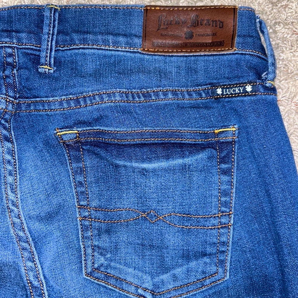 Lot of 2🍀LUCKY BRAND 💙VTG JEANS☘️1 SWEET’N STRAIGHT & 1 SWEET’N CROP🌻Sz 6/28 - Picture 5 of 14